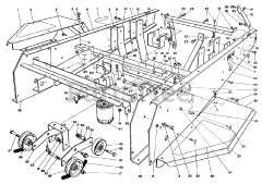 Toro 30610 (120) - Toro ProLine Rear-Engine Riding Mower (SN: 039000001 - 039999999) (1993)