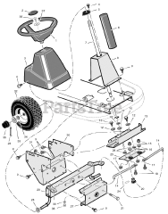 Briggs & Stratton 309008x99B - Briggs & Stratton 30" Rear-Engine Riding Mower (2005) (AAFES)