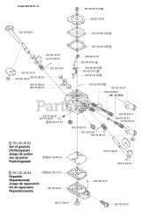 Husqvarna 326 EX - Husqvarna Handheld Edger, E-TECH 2 (2001-03) Carburetor Parts