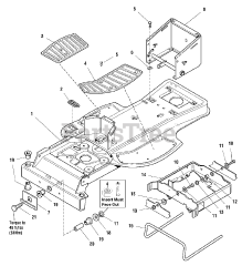 Massey Ferguson 2518 G (2690377) - Massey Ferguson Lawn Tractor, 18hp