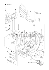 Husqvarna 440 e - Husqvarna Chainsaw CRANKCASE