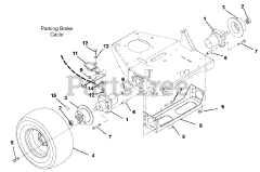 Gravely 990023 (PM 320) - Gravely Pro-Master Zero-Turn Mower, 27hp Kawasaki (SN: 002000 - 002499)