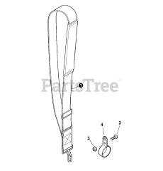 Echo PPF-225 - Echo Pole Saw (SN: E03214001001 - E03214999999) Shoulder Strap