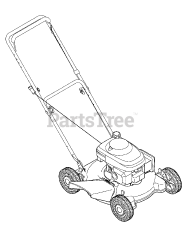 Columbia 11A-109Q897 - Columbia 20" Walk-Behind Mower (2010)
