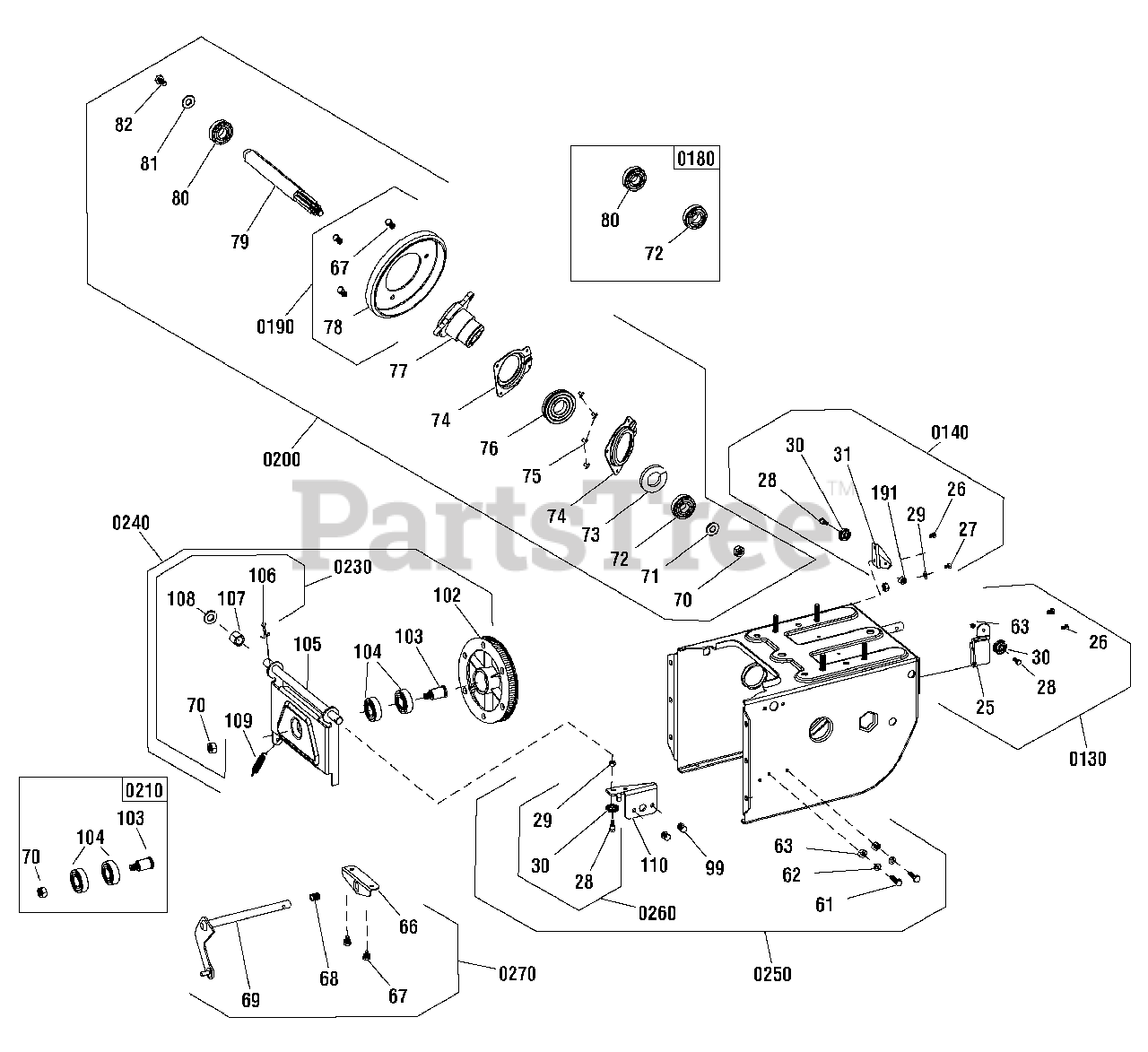 Briggs & Stratton 1024LD (169661000) Briggs & Stratton 24" Snow
