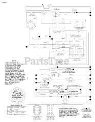 Jonsered LT 2217 A (960410113-05) - Jonsered Lawn Tractor (2012-08) SCHEMATIC