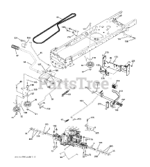 Jonsered LT 2218 A (960410058-01) - Jonsered Lawn Tractor (2009-02) DRIVE