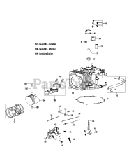 MTD 4P90JHA - MTD Engine 4P90JHA Crankcase
