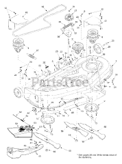 Yard-Man 13AZ614H401 - Yard-Man Lawn Tractor (2003) Deck Assembly 46 Inch