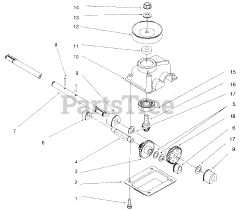 Lawn-Boy 10305 - Lawn-Boy Silver Series Walk-Behind Mower (SN: 006900001 - 006999999) (1996) GEAR CASE ASSEMBLY