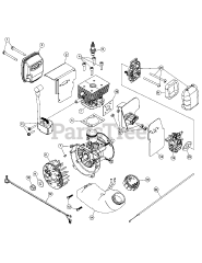 Cub Cadet BV 228 (41AS2BVG912) - Cub Cadet Handheld Blower (2012)