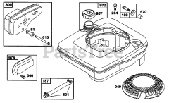 Toro 20433 - Toro Walk-Behind Mower (SN: 039000001 - 039999999) (1993) Engine Briggs  Stratton Model 122702-3171-01 7