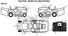 Weed Eater WEX 12TCRD A - Weed Eater Lawn Tractor