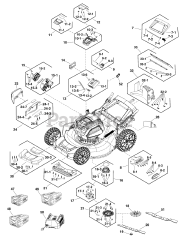 Snapper SXD 19SSWM82K (80086715-00) - Snapper XD 82V 19" Step Sense Walk-Behind Mower