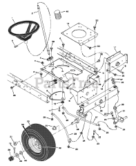 Murray 46568A - Murray 46" Lawn Tractor (1997)