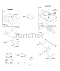 Briggs & Stratton 350442-0002-01 - Briggs & Stratton Horizontal Engine Fuel Supply