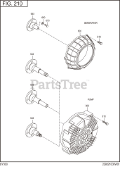 Subaru Robin DY300D12380 (DY30) - Subaru Robin Engine, Diesel 210 Crankshaft