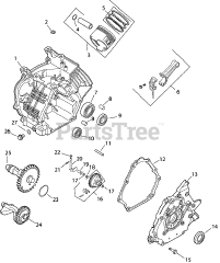 Kohler CS10-931603 - Kohler Command PRO Engine, Basic Version, 10hp, 7.46kW Crankcase 2-7-27
