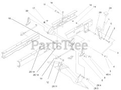 Toro 71226 (16-38 XLE) - Toro Lawn Tractor (SN: 210000001 - 210999999) (2001) Height Of Cut Assembly