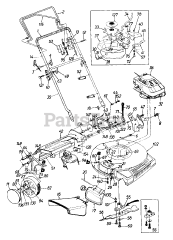 Craftsman 247.372650 (123-147B099) - Craftsman Walk-Behind Mower (1993) (Sears)