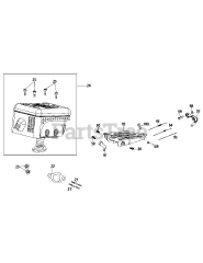 MTD 265-JU-11 - MTD Engine 265-JU-11 Muffler