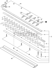 Echo SHC-225 S - Echo Shaft Hedge Trimmer (SN: U58413001001 - U58413999999)