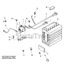 Simplicity 7012 H (1690352) - Simplicity Garden Tractor, 12hp Electrical Group (7012)