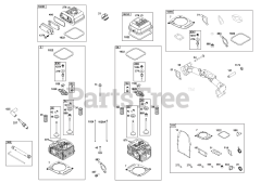 Briggs & Stratton 385447-0469-B5 - Briggs & Stratton Horizontal Engine