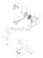 Echo PAS-211 - Echo PAS Series Powerhead Starter Assembly, Fuel System