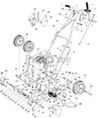 MTD 247-604-073 - MTD Edger (1987) (Builders Emporium)