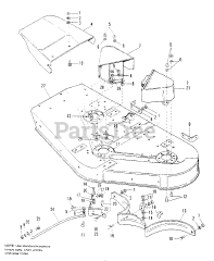 AGCO 1816 H (1691511) - AGCO 48" Garden Tractor, 16hp 42" &amp; 48" Mower Housing Group