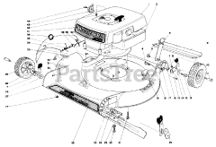 Toro 16600 - Toro Walk-Behind Mower (SN: 007000001 - 007999999) (1977)