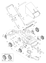 Yard Machines 11A-439R729 - Yard Machines Walk-Behind Mower (2005) (Home Depot)