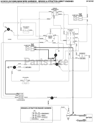 Ferris IS 700Z (5901394) - Ferris IS700Z Series 61" Zero-Turn Mower, 26hp Briggs & Stratton, CARB, Side-Discharge Electrical Schematic - Charging Circuit - B&amp;S 49R977 Vanguard S/N: 2017612395 - 2017954955
