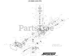 Gravely 915290 (ZT 52) - Gravely 52" Zero-Turn Mower, 21.5hp Kawasaki FR (SN: 000101 & Above)