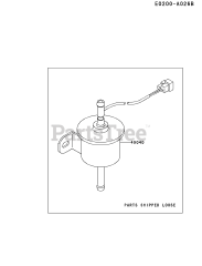 Kawasaki FD620D-RS24 - Kawasaki Engine FUEL-TANK/FUEL-VALVE