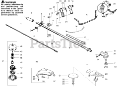 Poulan BC 30 B - Poulan String Trimmer (2006-05) Shaft