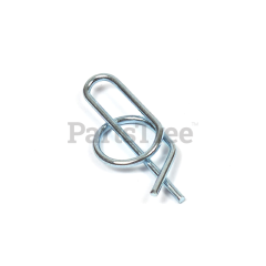 Snapper 80004458 Cotter Pin, 3/8 Self Locking, Clear/Zinc - image 2