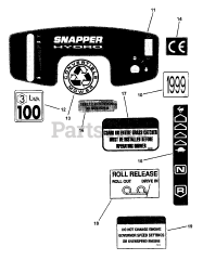 Snapper LT 145H33FBV (84355) - Snapper 33" Lawn Tractor, 14.5hp