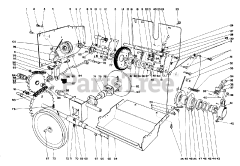 Toro 38150 (826) - Toro Snow Thrower (SN: 007000001 - 007999999) (1987) Traction Assembly