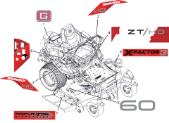 Gravely 991279 (ZT HD 60) - Gravely 60