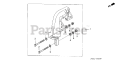 Honda BF15 D4 LGA (BALJ) - Honda Outboard Engine, Made in Japan (SN: BALJ-1100001 - BALJ-1199999) OUTBOARD INSTALLATION KIT