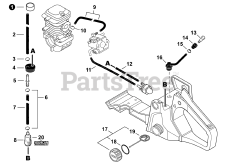 Echo CS-370 F - Echo Chainsaw (SN: C69615001001 - C69615999999)