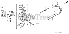 Honda HS621 AS/D (SZAN) - Honda 21" Snow Blower, Made in Japan (SN: SZAN-1130001 - SZAN-1130378) CONTROL