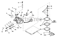 Tecumseh CA-632002 - Tecumseh Carburetor