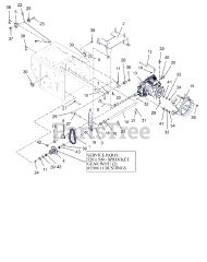 Ariens 926337 (ST 28 DLET) - Ariens Hydro Pro 28" Track Snow Blower, Ariens 420cc EFI (SN: 000101 & Above)