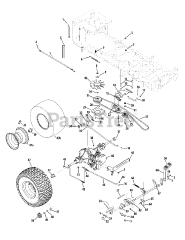 Columbia V 91 GS (13AV91GS897) - Columbia 42" Lawn Tractor (2010)