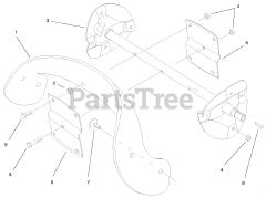 Toro 38405 (CCR 1000) - Toro Snow Thrower (SN: 200000001 - 200999999) (2000) Rotor Assembly