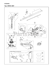 RedMax BCZ 3050 S - RedMax Brushcutter (SN: 91000101 & Above) (2012-08)