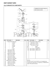 RedMax EBZ 7150 RH - RedMax Backpack Blower (SN: 90700101 & Above) (2009-07)